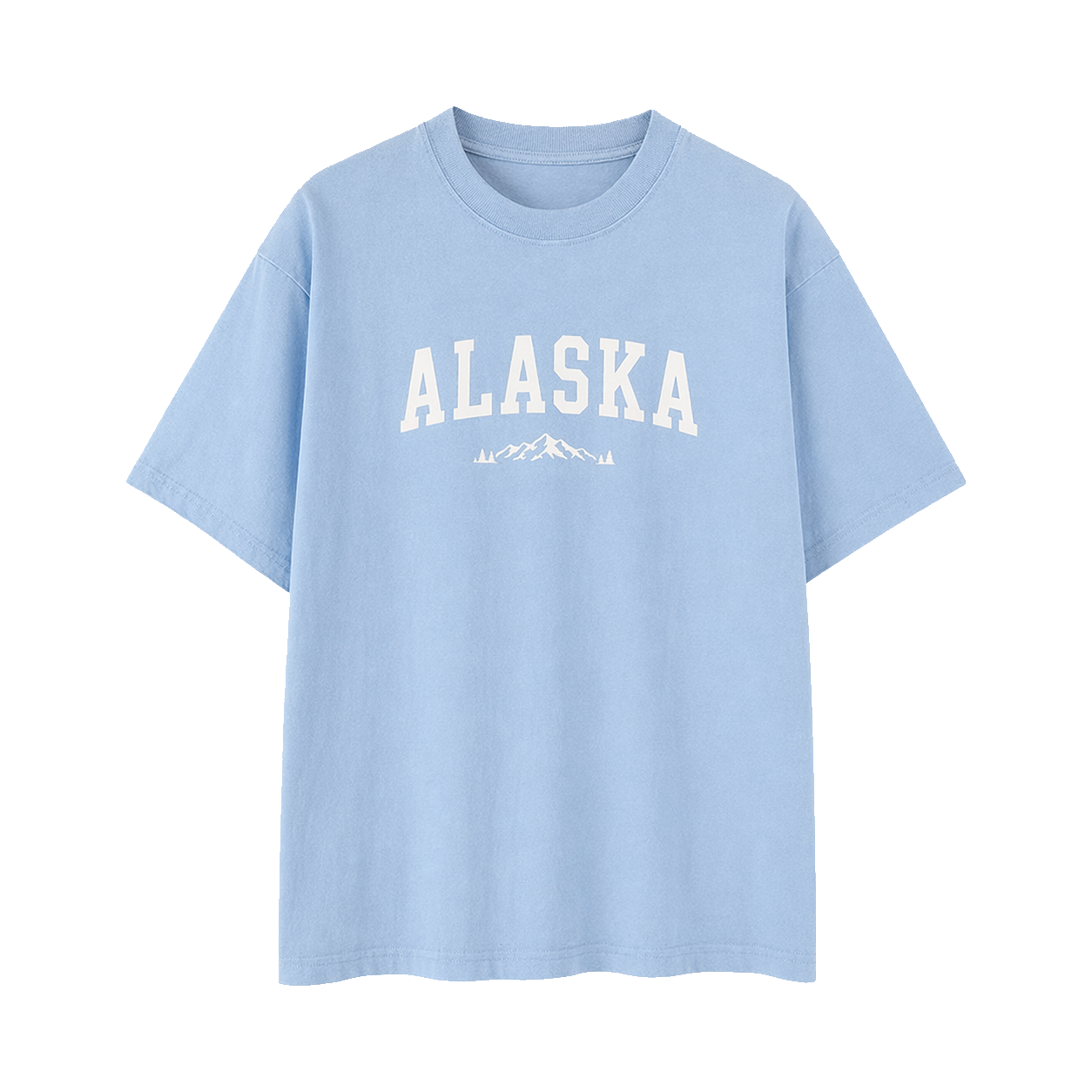 Collection 9 Alaska Essential Cotton T-Shirt - Light Blue front