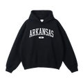 Collection 4 Arkansas Oversize Fleeced Hoodie - Black front