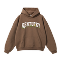 Collection 10 Kentucky Oversize Fleeced Hoodie - Brown front