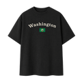 Collection 6 Washington Essential Cotton T-Shirt - Black front
