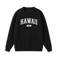 Collection 4 Hawaii Essential Heavyweight Crewneck Sweatshirt - Black front