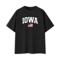 Collection 2 Iowa Essential Cotton T-Shirt - Black front