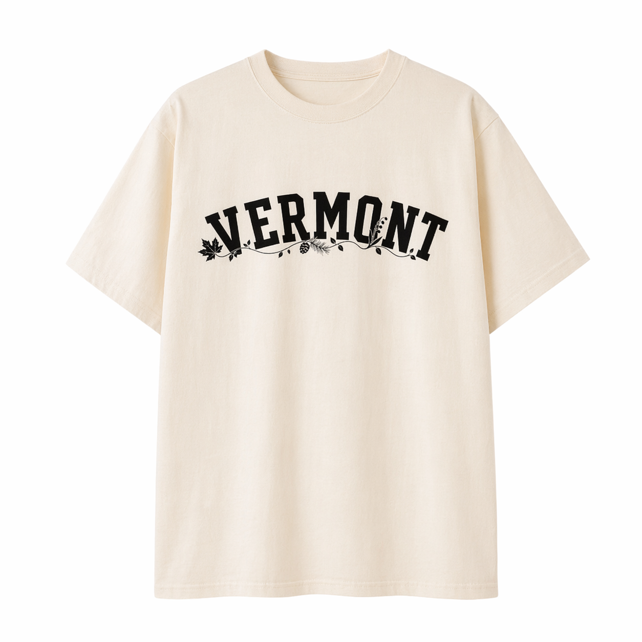 Collection 10 Vermont Essential Cotton T-Shirt - Apricot front