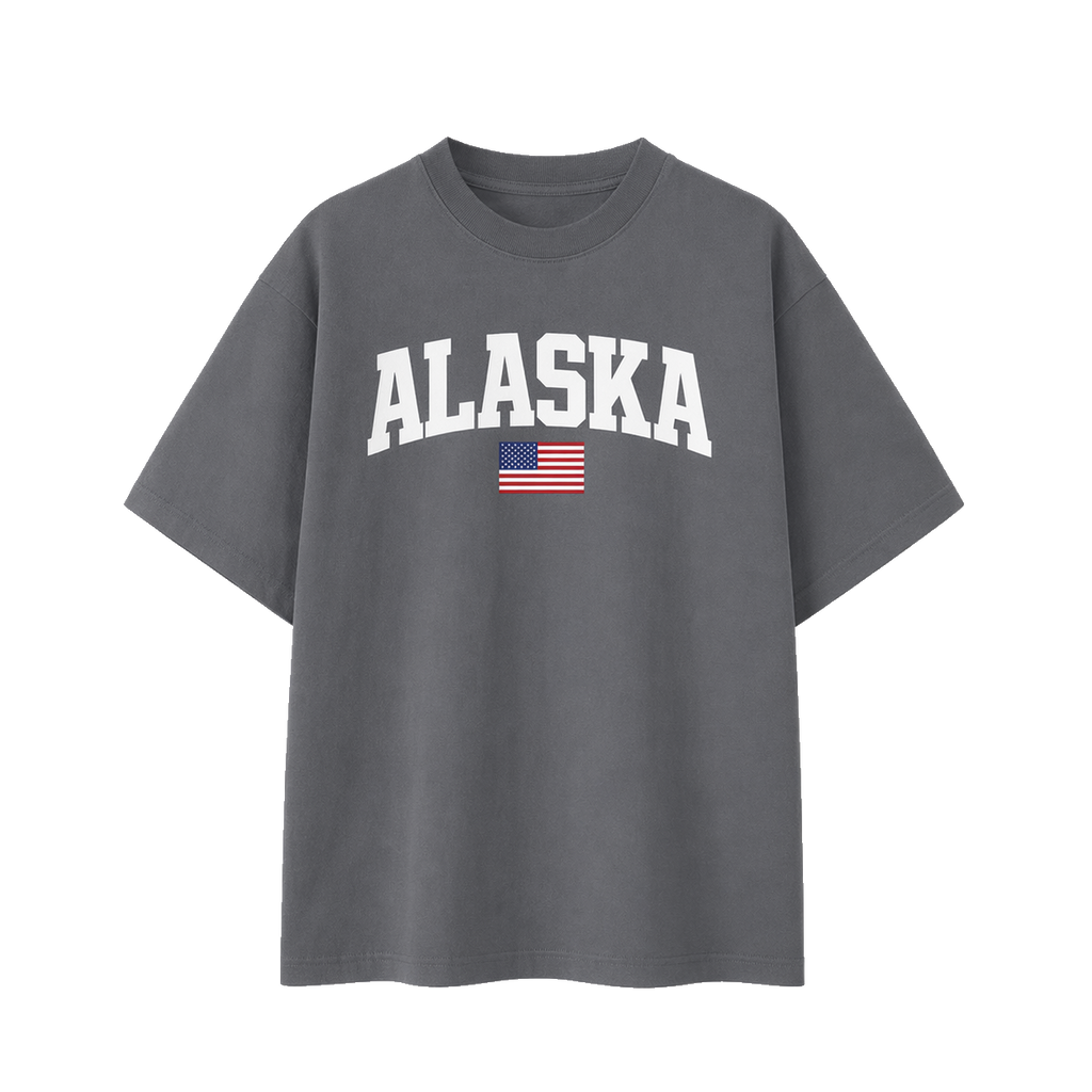 Collection 2 Alaska Essential Cotton T-Shirt - Dark Gray front