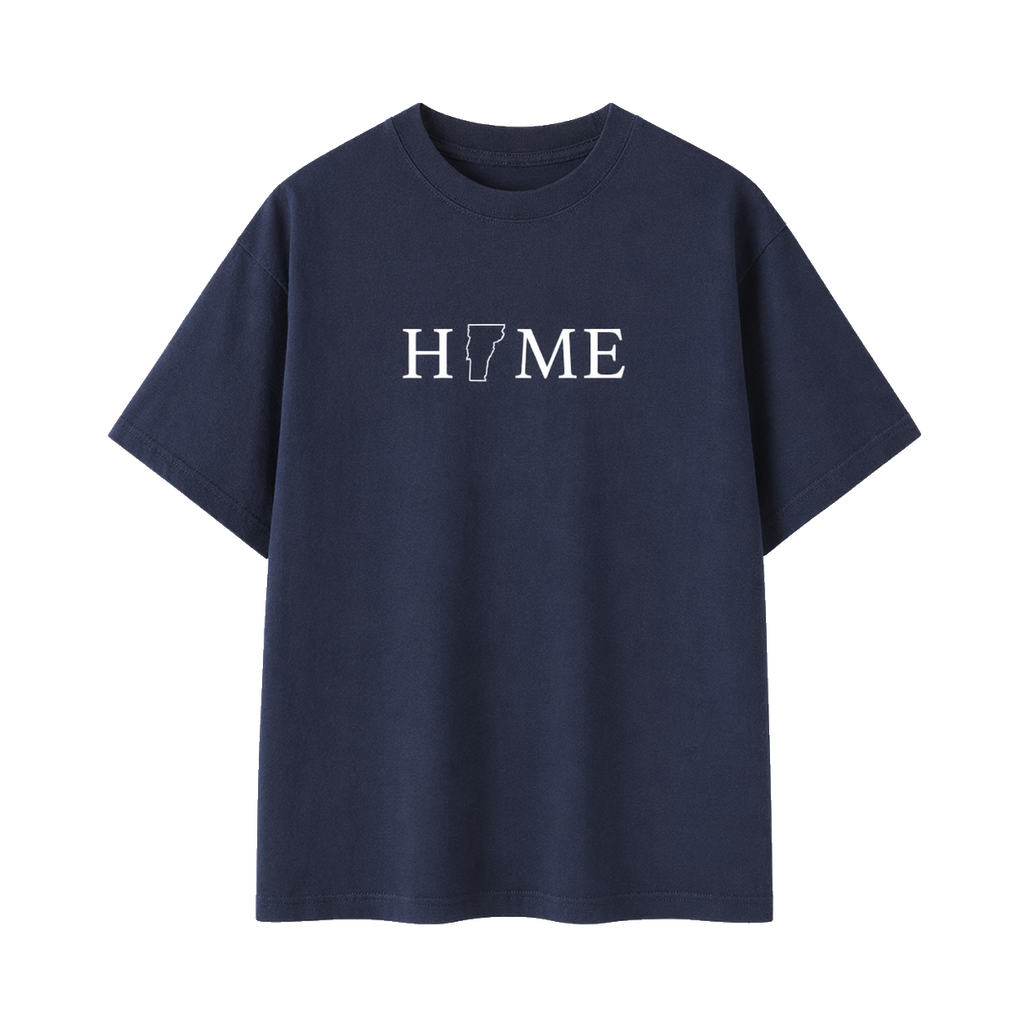 Collection 5 Vermont Essential Cotton T-Shirt - Navy Blue front