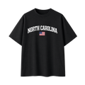 Collection 2 North Carolina Essential Cotton T-Shirt - Black front