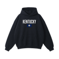 Collection 7 Kentucky Oversize Fleeced Hoodie - Black front