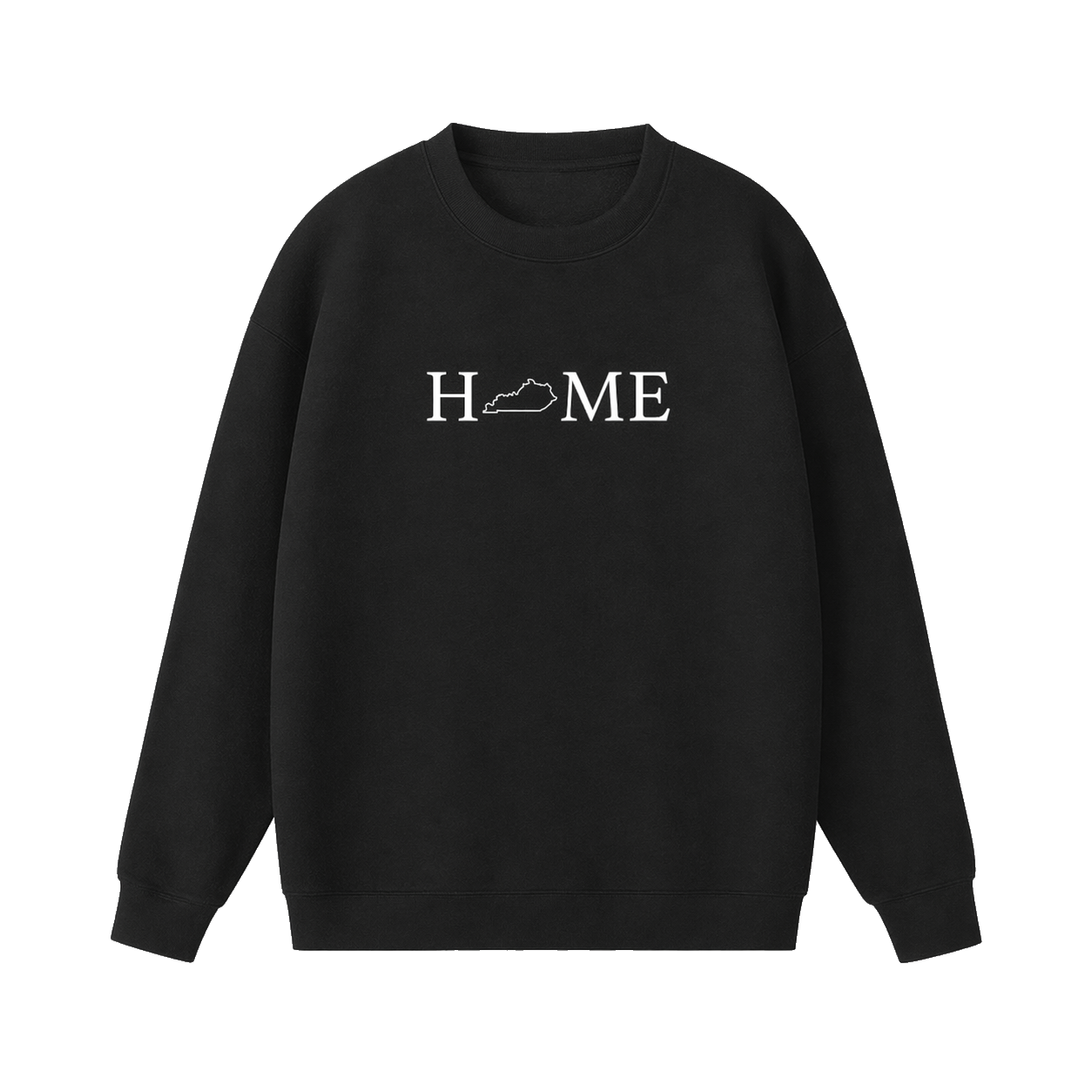 Collection 5 Kentucky Essential Heavyweight Crewneck Sweatshirt - Black front