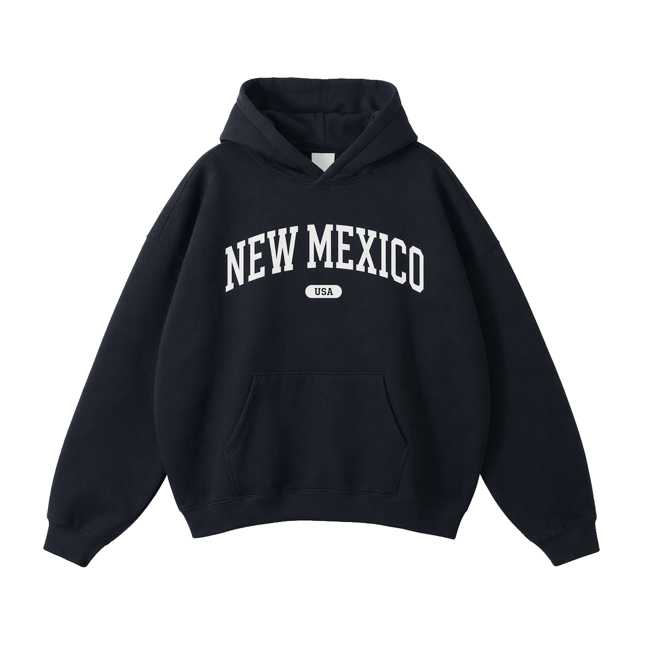 Collection 4 New Mexico Oversize Fleeced Hoodie - Black front