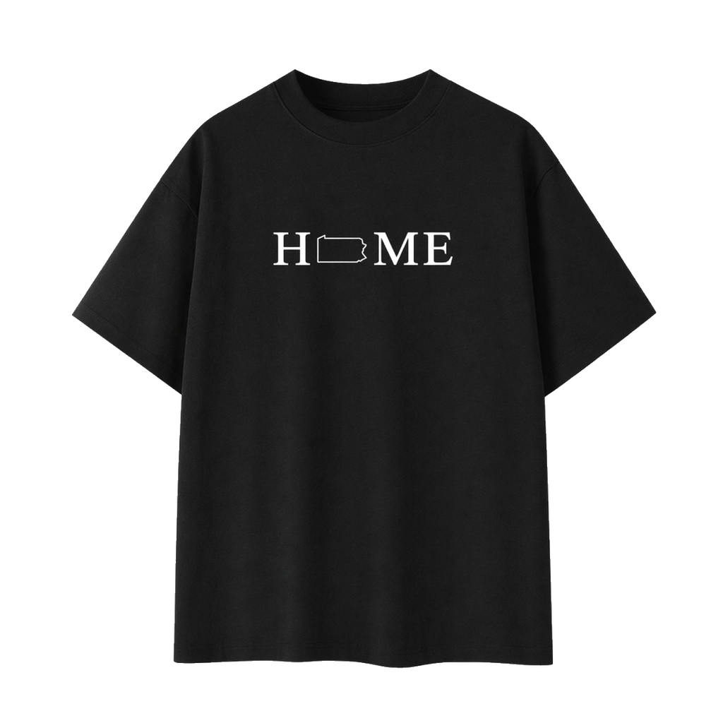 Collection 5 Pennsylvania Essential Cotton T-Shirt - Black front