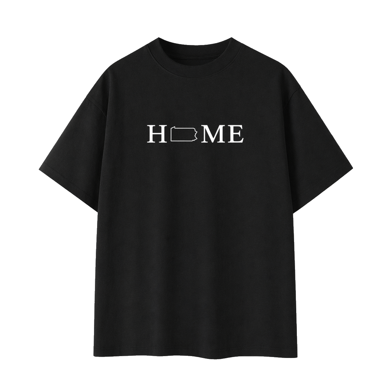 Collection 5 Pennsylvania Essential Cotton T-Shirt - Black front