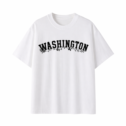 Collection 10 Washington Essential Cotton T-Shirt - White front