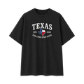 Collection 8 Texas Essential Cotton T-Shirt - Black front