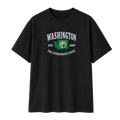 Collection 8 Washington Essential Cotton T-Shirt - Black front