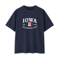 Collection 8 Iowa Essential Cotton T-Shirt - Navy Blue front
