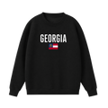 Collection 7 Georgia Essential Heavyweight Crewneck Sweatshirt - Black front