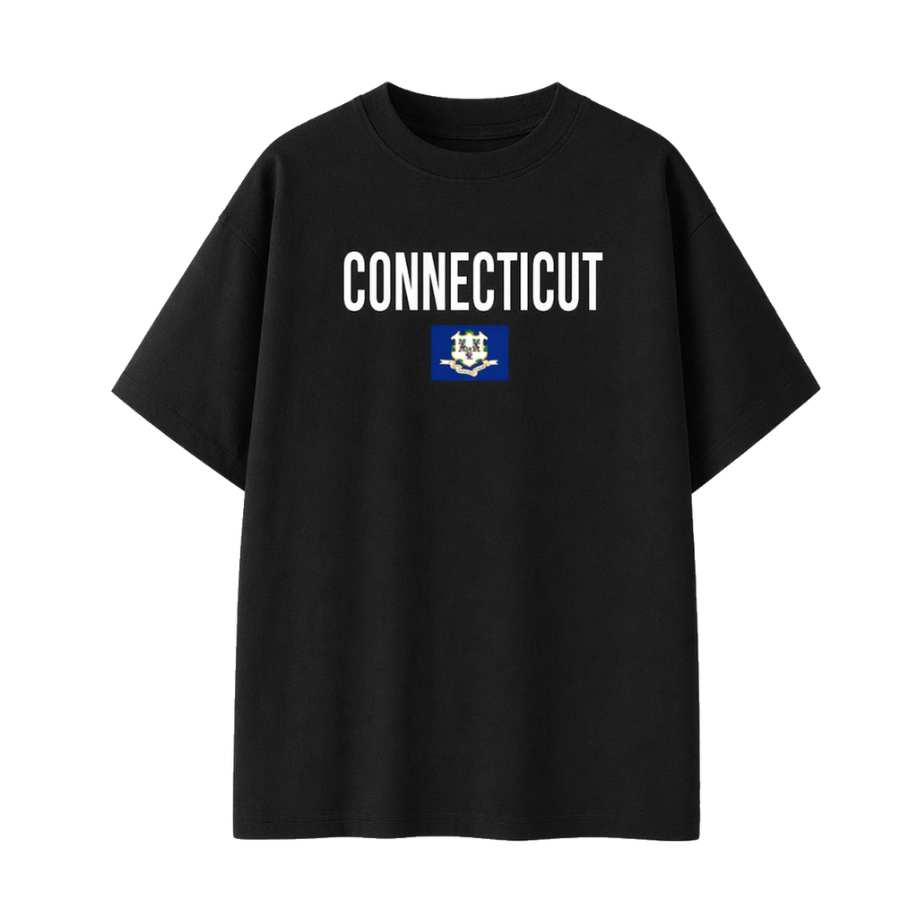 Collection 7 Connecticut Essential Cotton T-Shirt - Black front