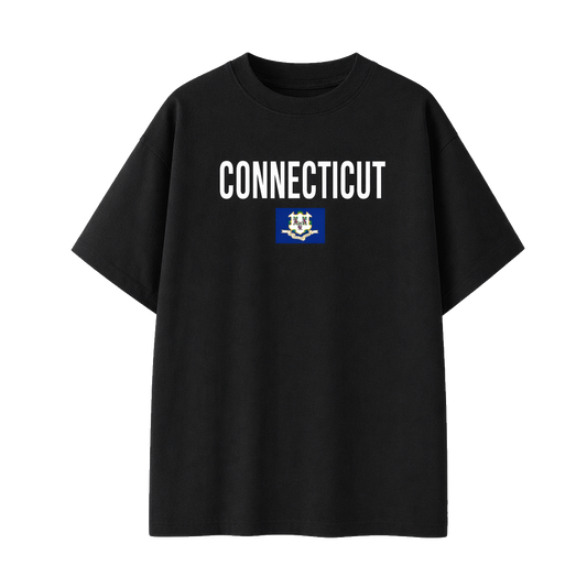 Collection 7 Connecticut Essential Cotton T-Shirt - Black front