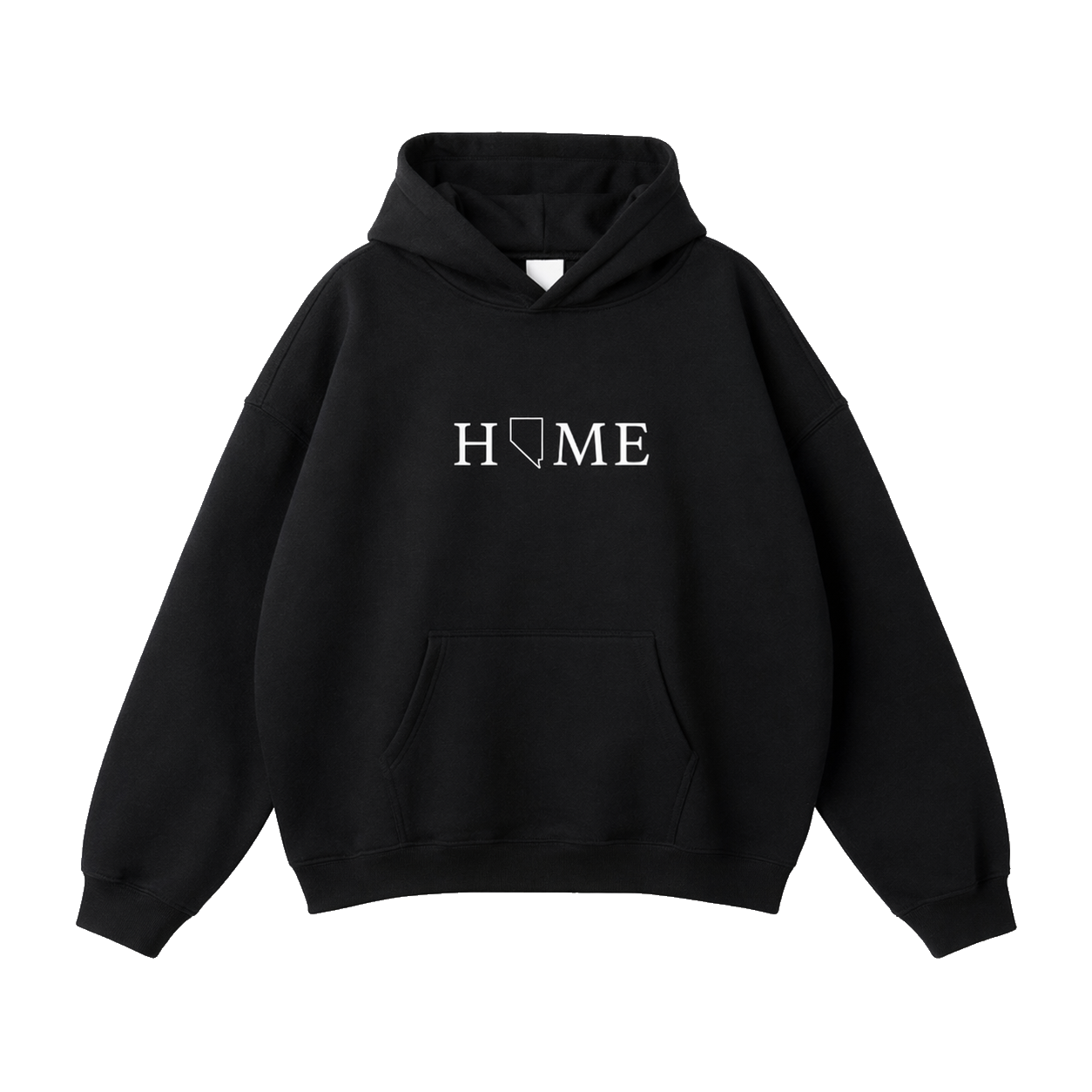 Collection 5 Nevada Oversize Fleeced Hoodie - Black front