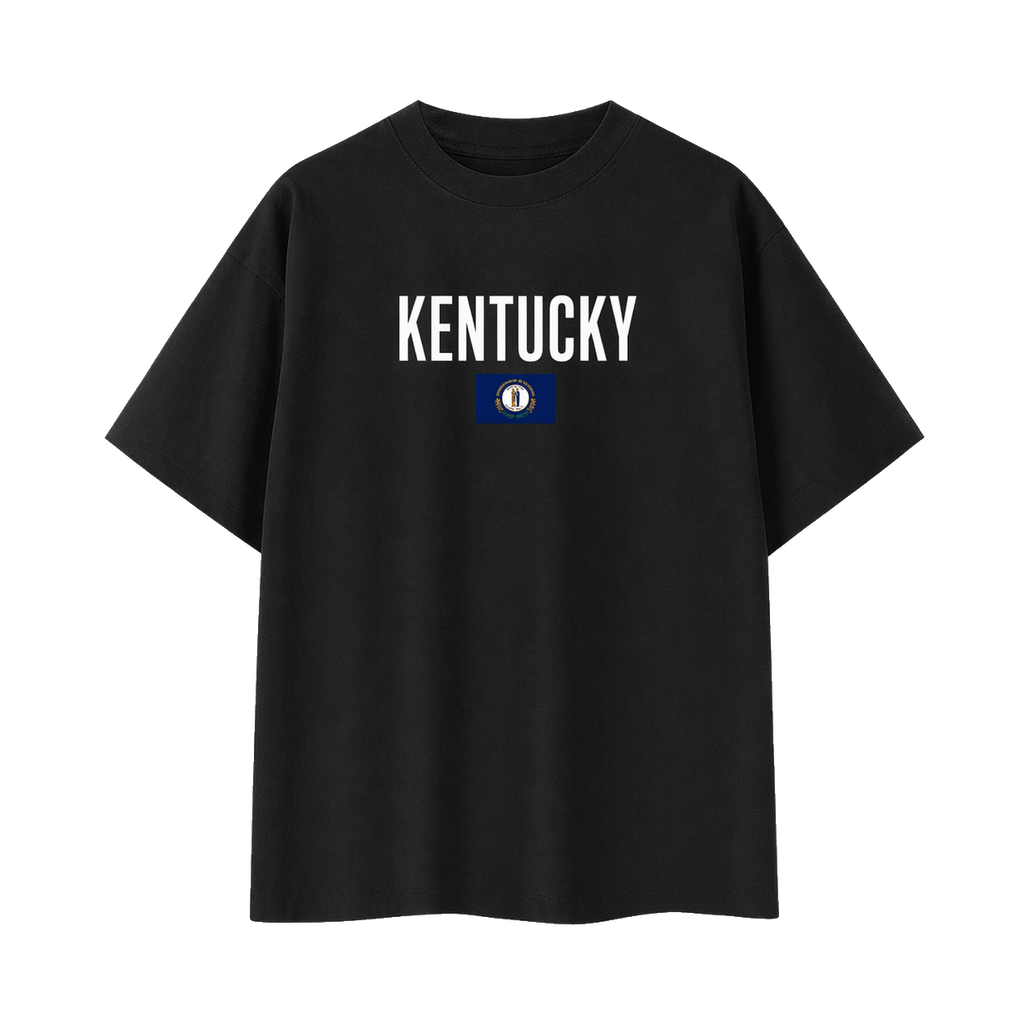 Collection 7 Kentucky Essential Cotton T-Shirt - Black front