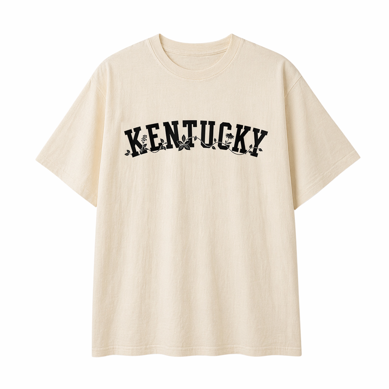 Collection 10 Kentucky Essential Cotton T-Shirt - Apricot front