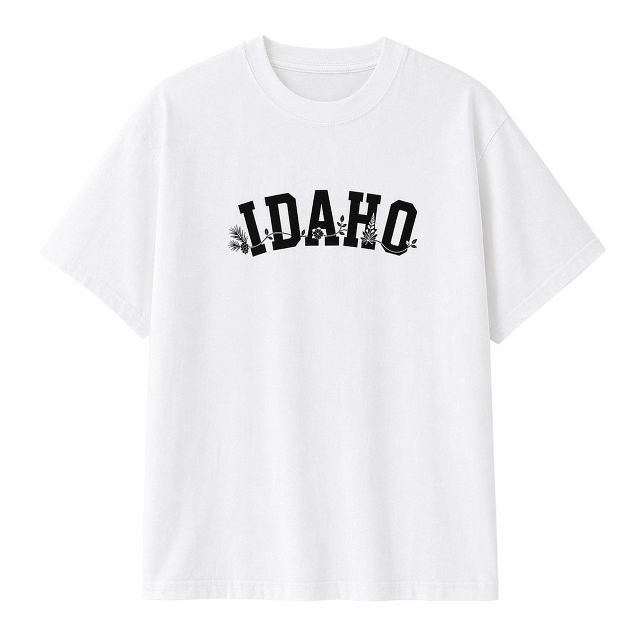 Collection 10 Idaho Essential Cotton T-Shirt - White front