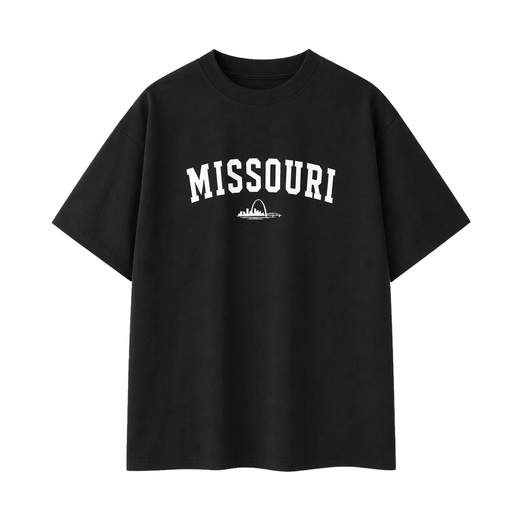 Collection 9 Missouri Essential Cotton T-Shirt - Black front