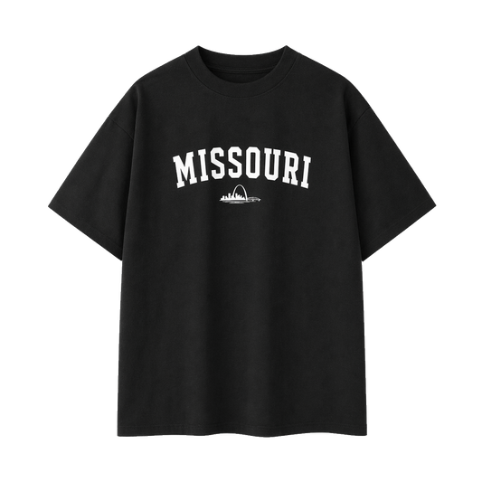 Collection 9 Missouri Essential Cotton T-Shirt - Black front