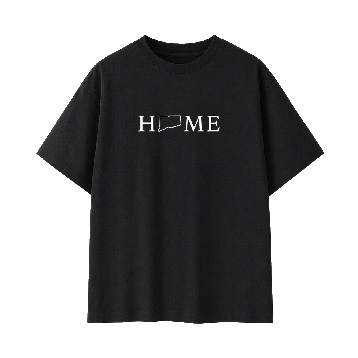 Collection 5 Connecticut Essential Cotton T-Shirt - Black front
