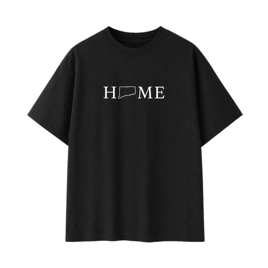 Collection 5 Connecticut Essential Cotton T-Shirt - Black front