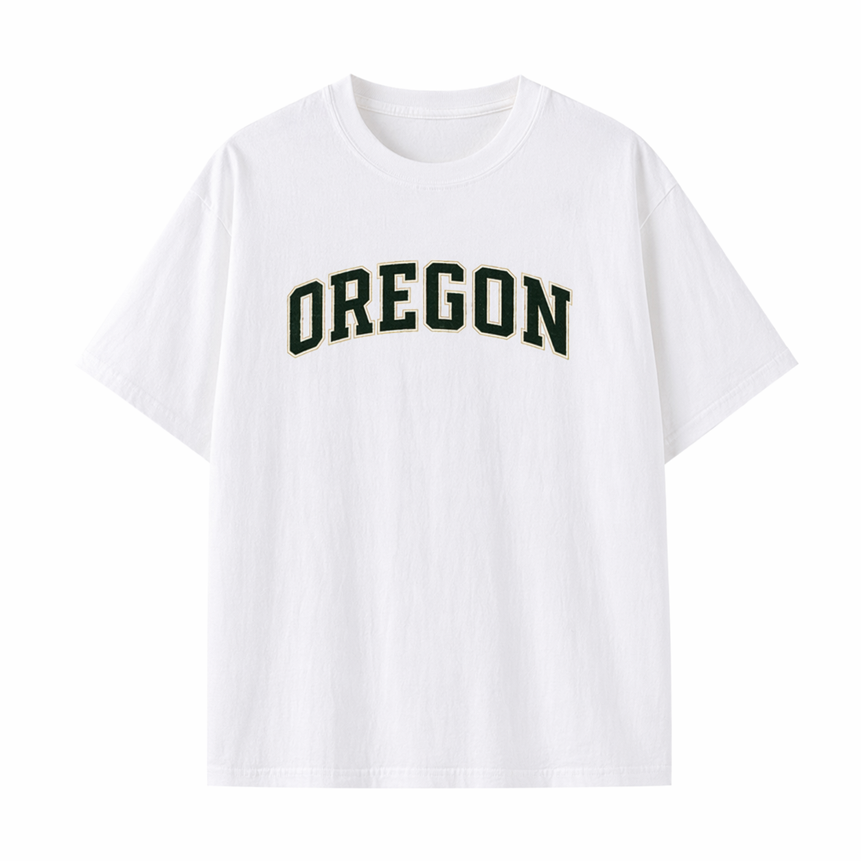 Collection 1 Oregon Essential Cotton T-Shirt - White front