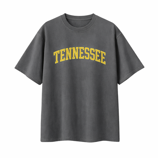 Collection 1 Tennessee Essential Cotton T-Shirt - Dark Gray front