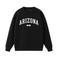 Collection 4 Arizona Essential Heavyweight Crewneck Sweatshirt - Black front
