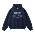 Collection 8 Kentucky Oversize Fleeced Hoodie - Navy Blue front