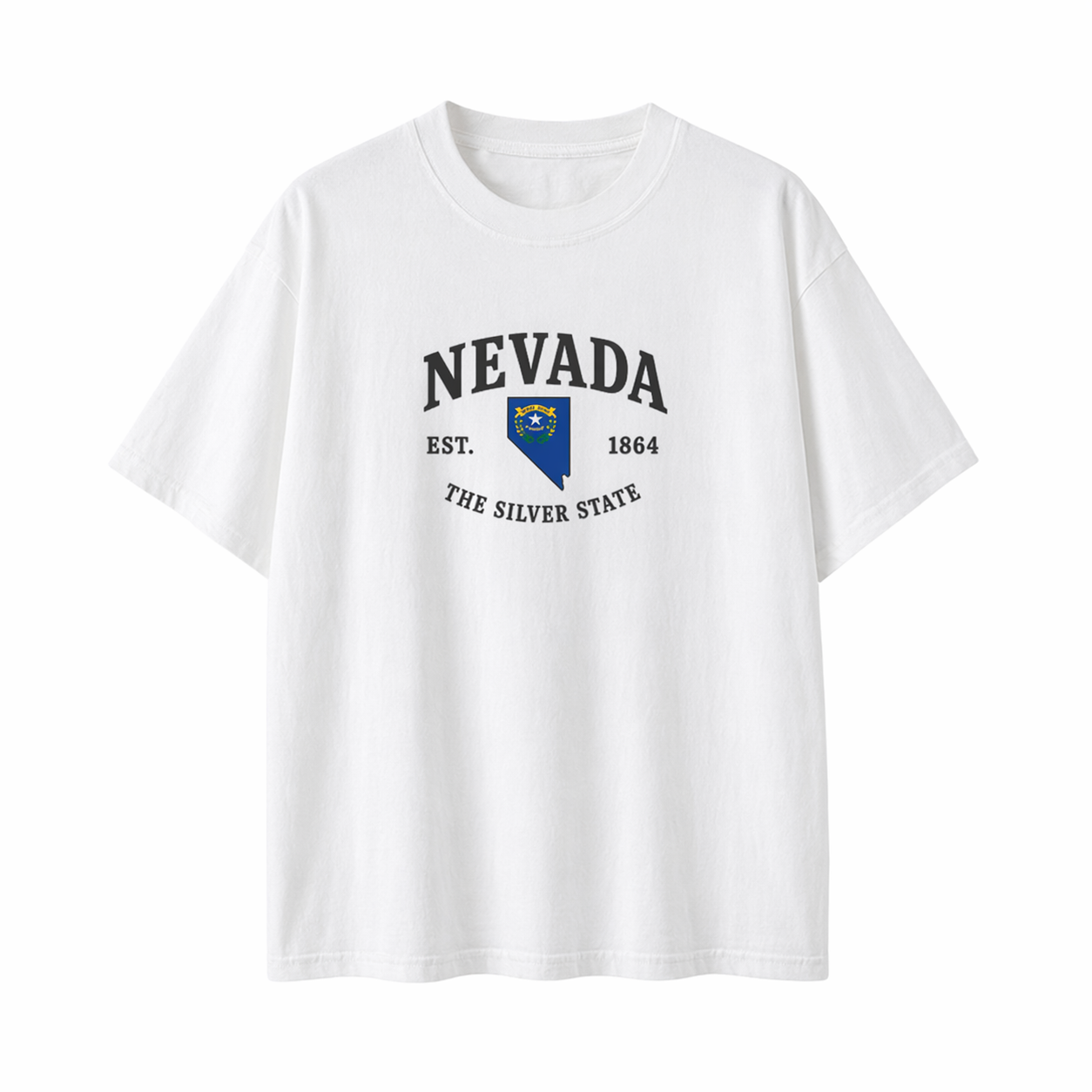 Collection 8 Nevada Essential Cotton T-Shirt - White front