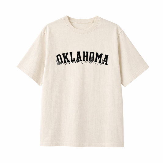 Collection 10 Oklahoma Essential Cotton T-Shirt - Apricot front