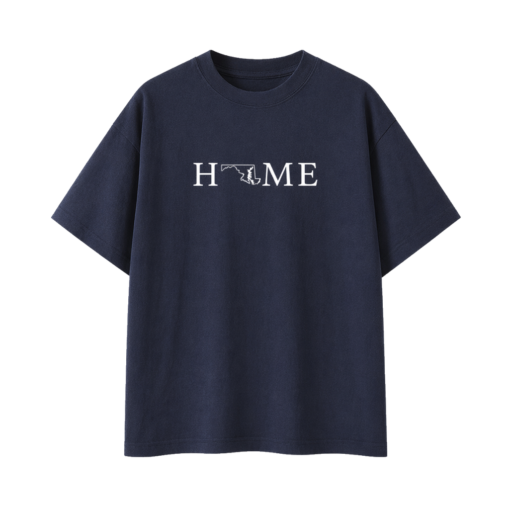 Collection 5 Maryland Essential Cotton T-Shirt - Navy Blue front