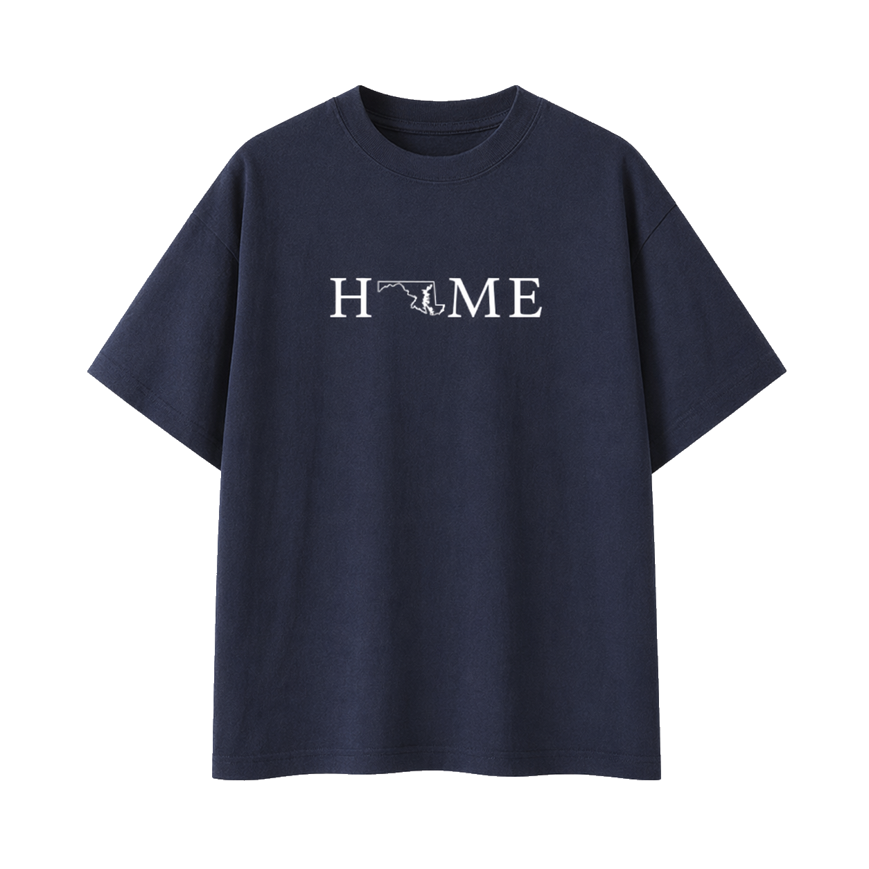 Collection 5 Maryland Essential Cotton T-Shirt - Navy Blue front
