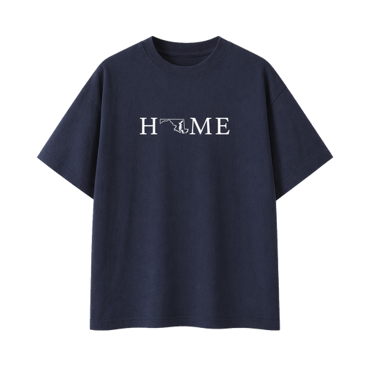 Collection 5 Maryland Essential Cotton T-Shirt - Navy Blue front