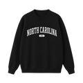 Collection 4 North Carolina Essential Heavyweight Crewneck Sweatshirt - Black front