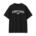 Collection 4 Pennsylvania Essential Cotton T-Shirt - Black front