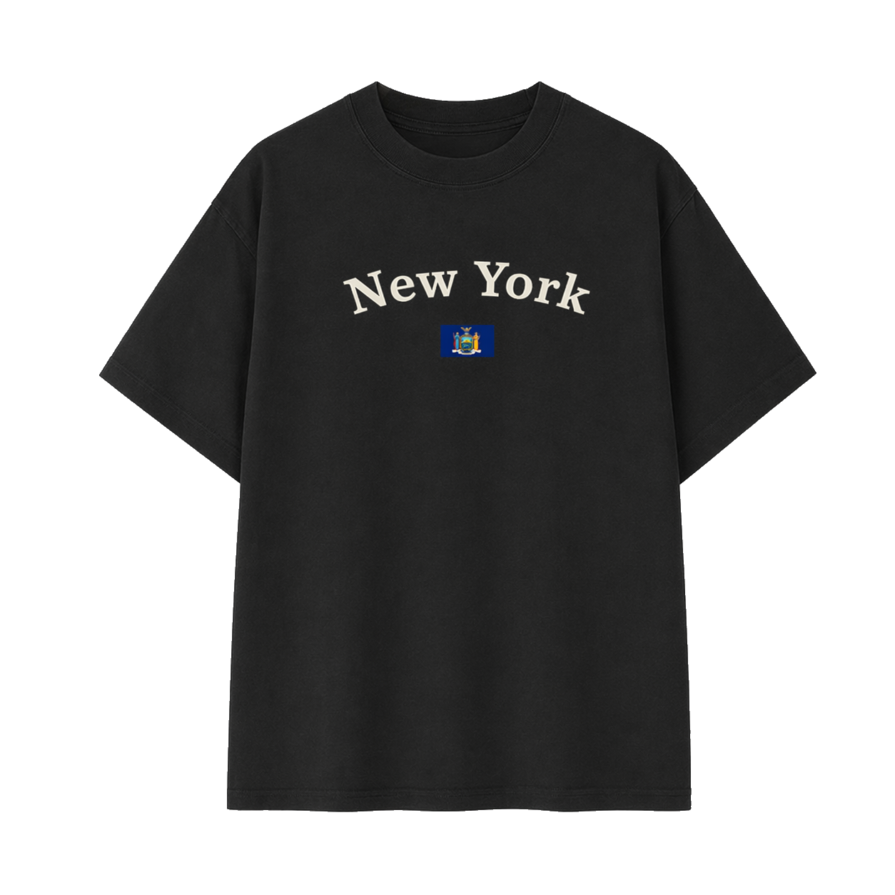 Collection 6 New York Essential Cotton T-Shirt - Black front