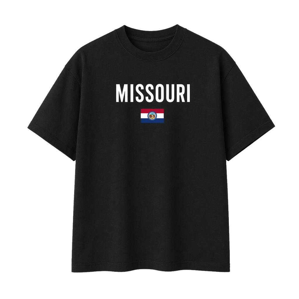 Collection 7 Missouri Essential Cotton T-Shirt - Black front