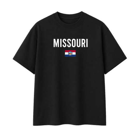 Collection 7 Missouri Essential Cotton T-Shirt - Black front