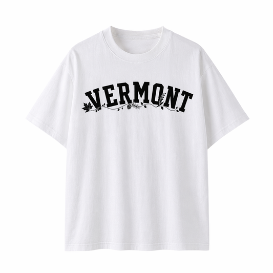Collection 10 Vermont Essential Cotton T-Shirt - White front