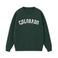 Collection 10 Colorado Essential Heavyweight Crewneck Sweatshirt - Dark Green front