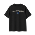 Collection 6 New Hampshire Essential Cotton T-Shirt - Black front
