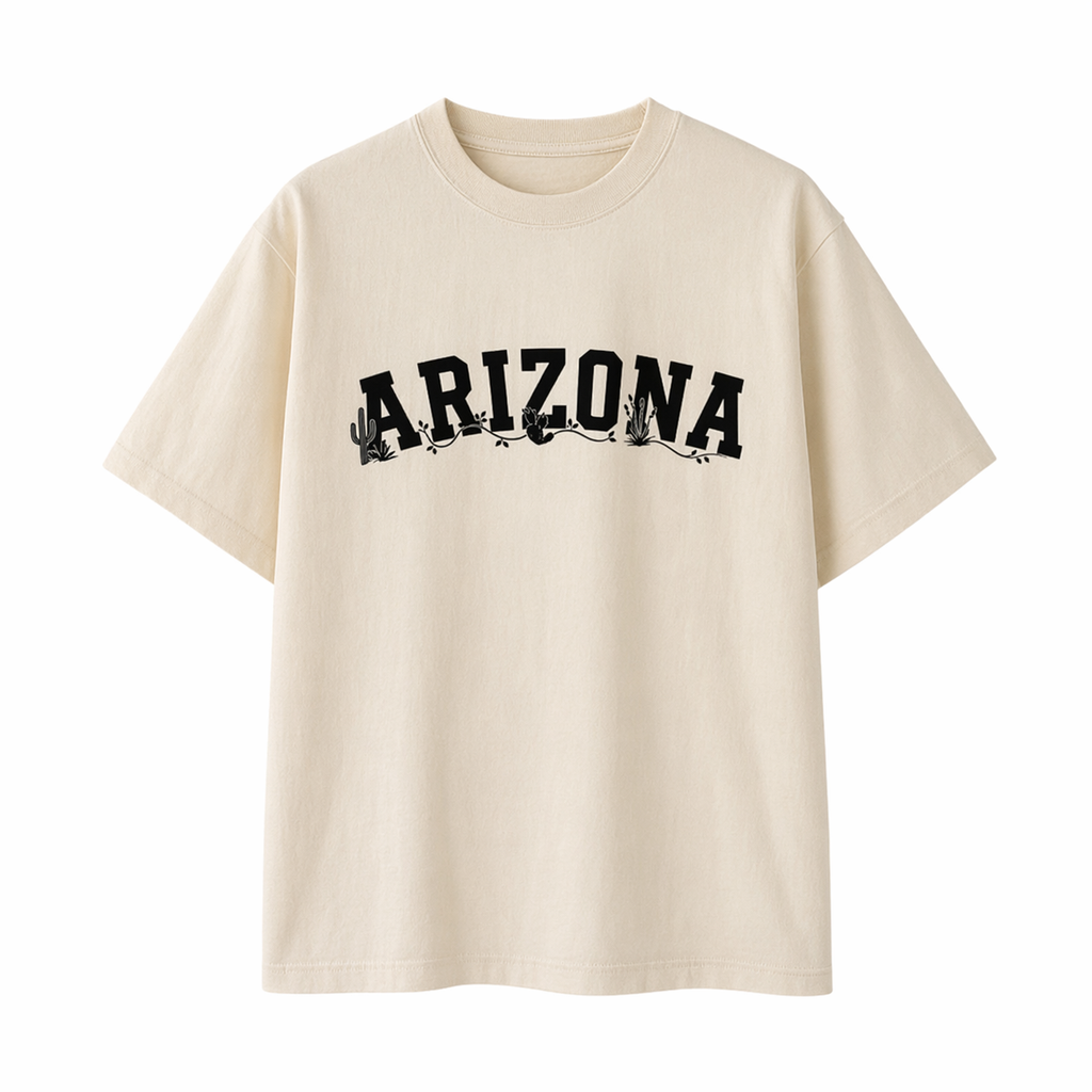 Collection 10 Arizona Essential Cotton T-Shirt - Apricot front