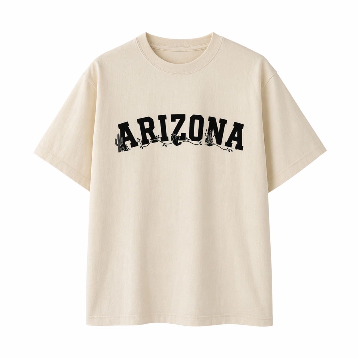 Collection 10 Arizona Essential Cotton T-Shirt - Apricot front