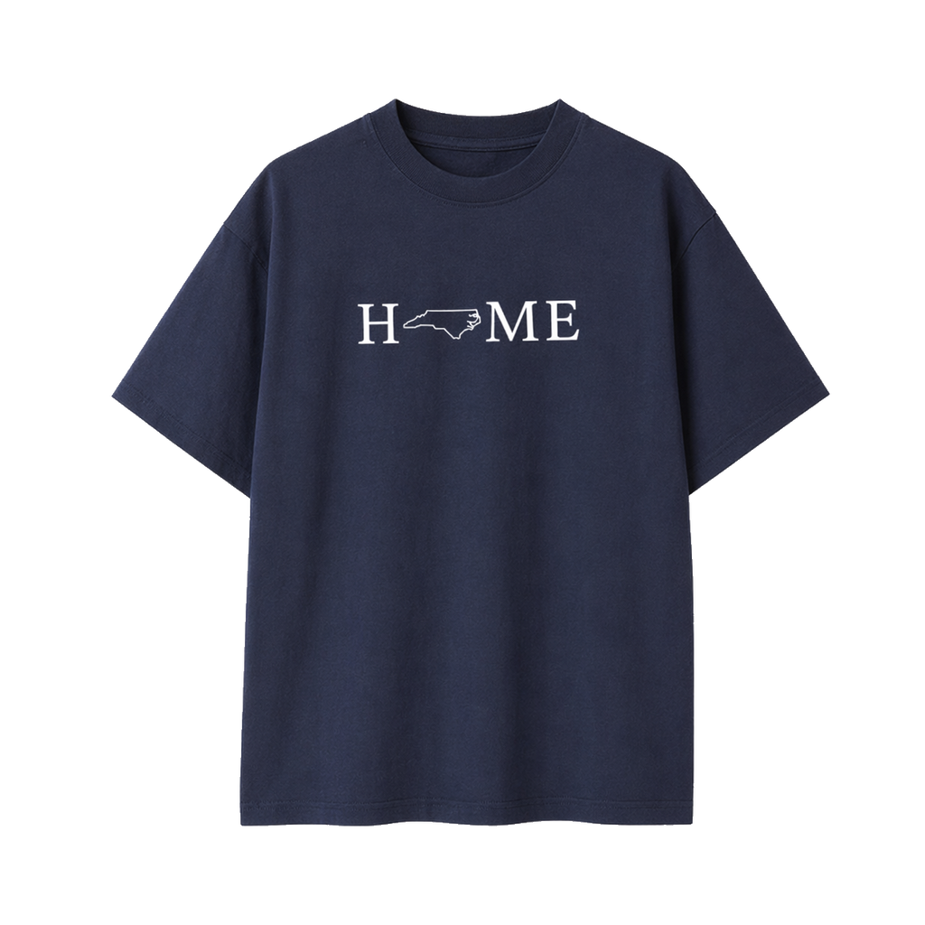 Collection 5 North Carolina Essential Cotton T-Shirt - Navy Blue front